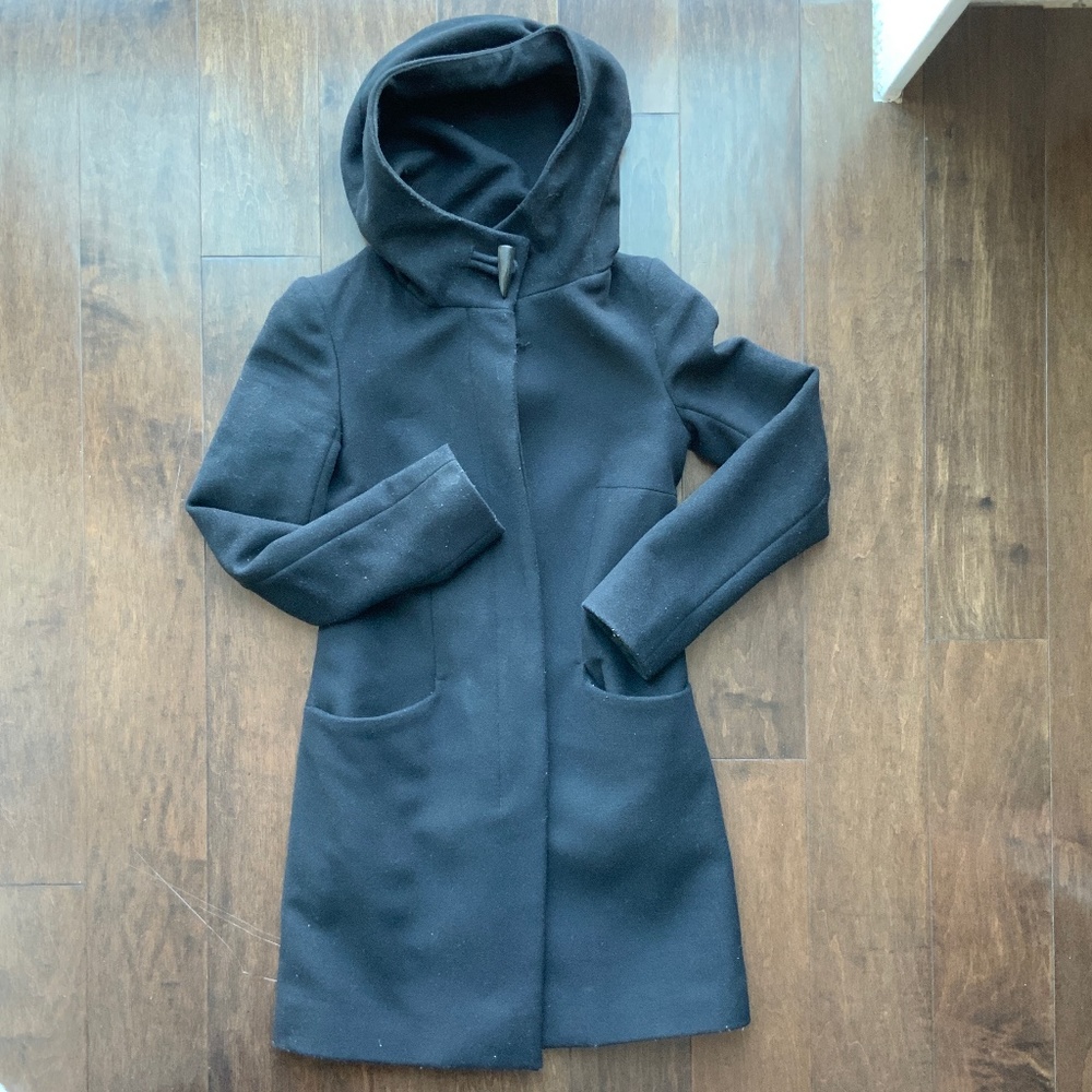 BABATON Coat Wool Black. Size XXS.